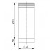 Apvalus įdėklas DN 200 L-0,5m, (AISI-316L) S2-1001-0200-050-010-V Apvalus įdėklas DN 200 L-0,5m, (AISI-316L) S2-1001-0200-050-010-V